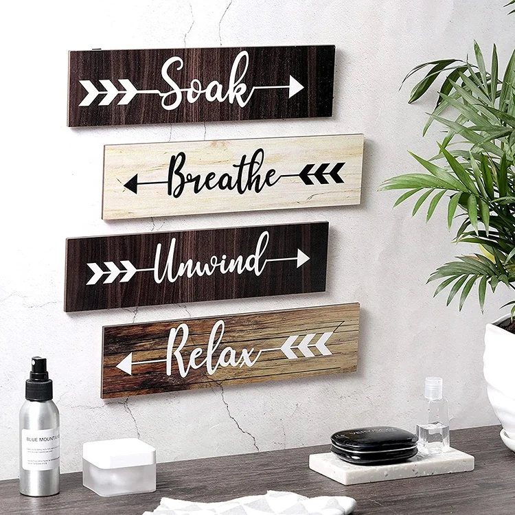 Charming Country Home Decor Home Decor Wood Craft Signs Board Wood Signs to Decorate Walls