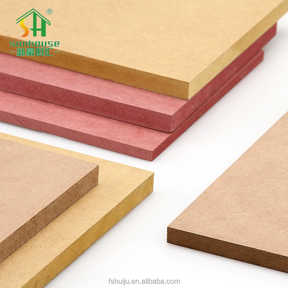 New Arrivals 4X8Ft Hdf Sheet Panel Fire Resistance Environmentally Friendly Hdf Board