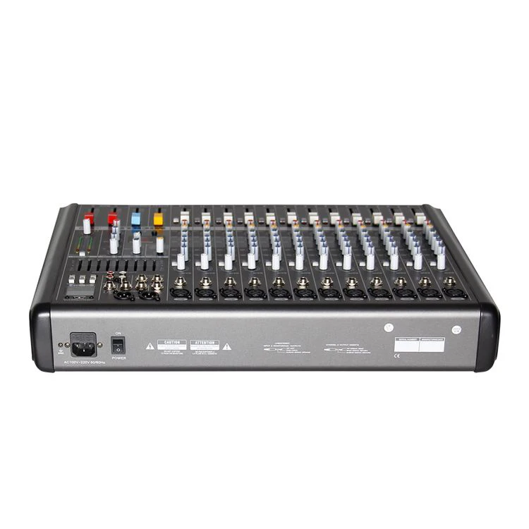  AMIXS EM12 звукомикшер Phantom мощность usb dj микшерный пульт смеситель про аудио оборудование профессиональный аудио-интерфейс dsp