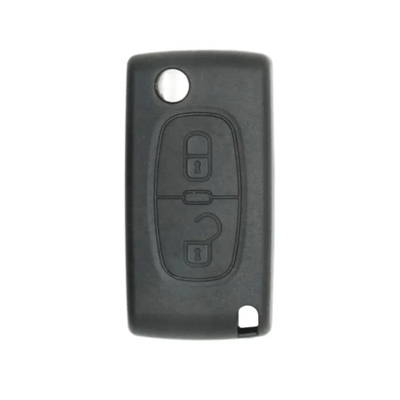 Hot Sale 2 Button VA2 Blade Remote Flip Key Housing for 307 C4 C5 Car Key Case With No Battery Place CE0523