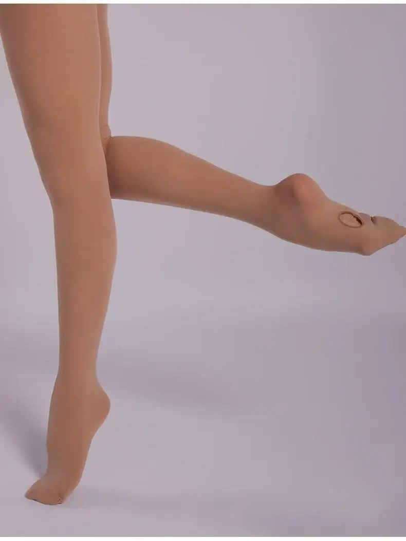 Factory Girls And Adult Convertible Ballet Tights Microfiber Dance Stockings Seamless Women Ballet Pantyhose