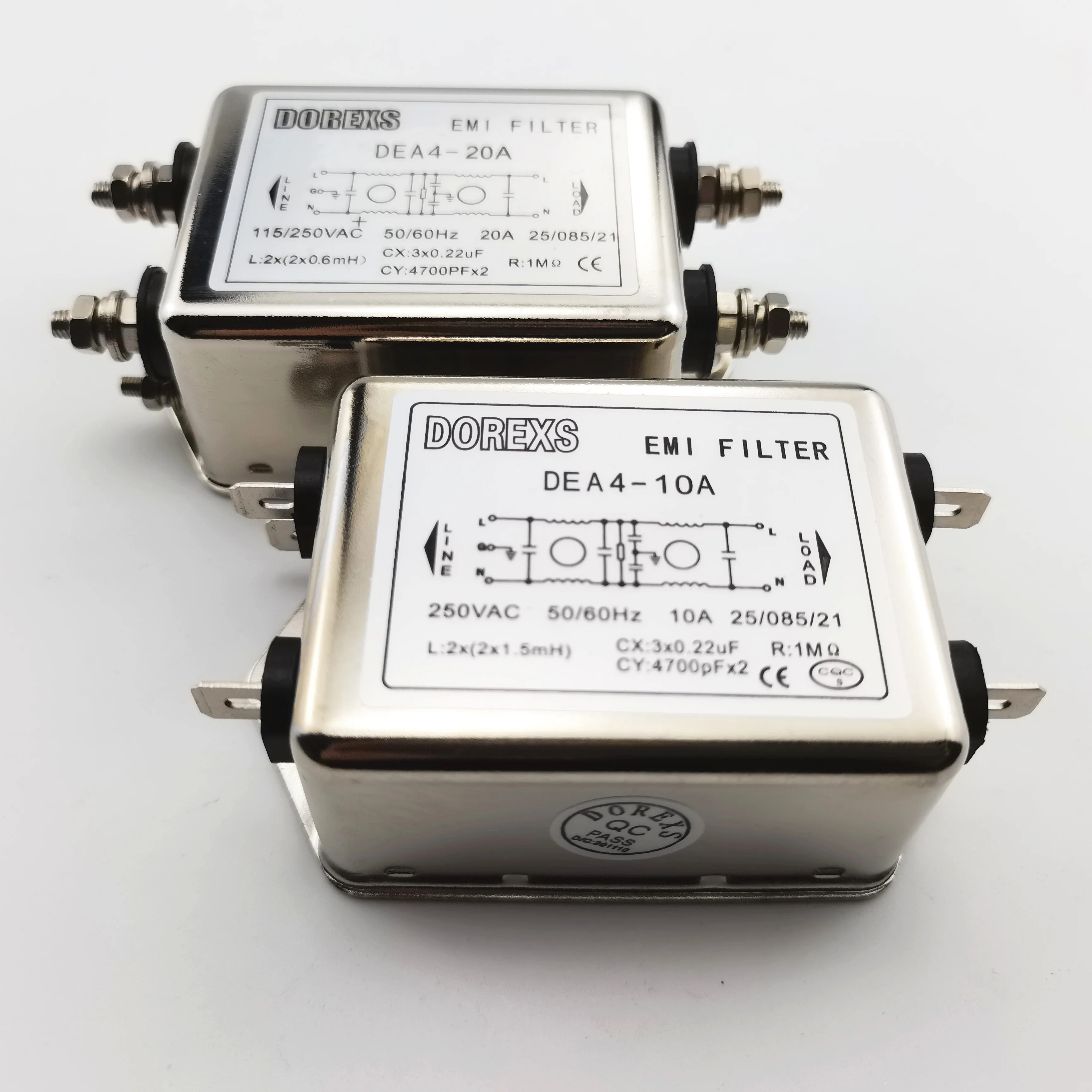  Фильтры EMI однофазные фильтры переменного тока медицинский фильтр Power Line 3A 6A 10A 16A