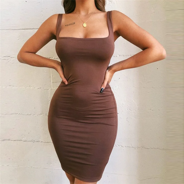 
Best Selling sexy Clubwear Neon Black Bodycon Night T-Shirt Dress Women 