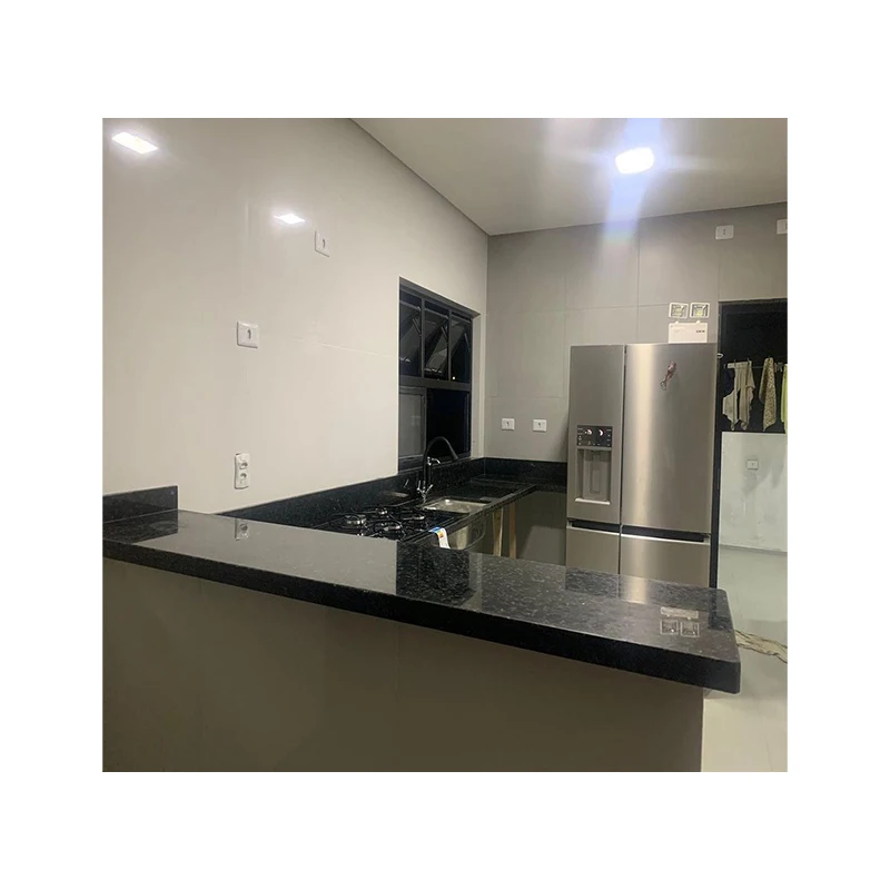 Cheapest Natural Stone Granite Polished Green Granite Slab Countertop Kitchen Top