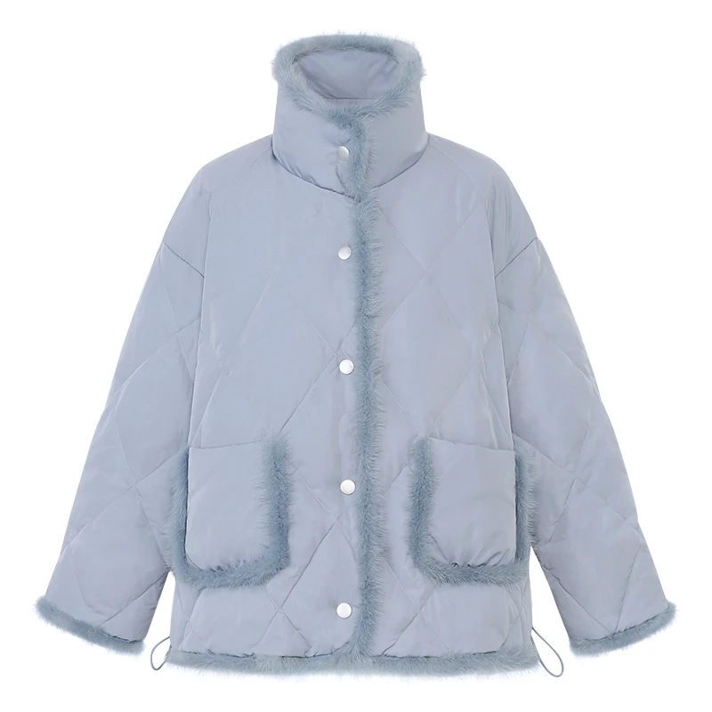 Stylish Women Short Down Jacket Women Winter  Sweet Coats Water Mink Down Jacket