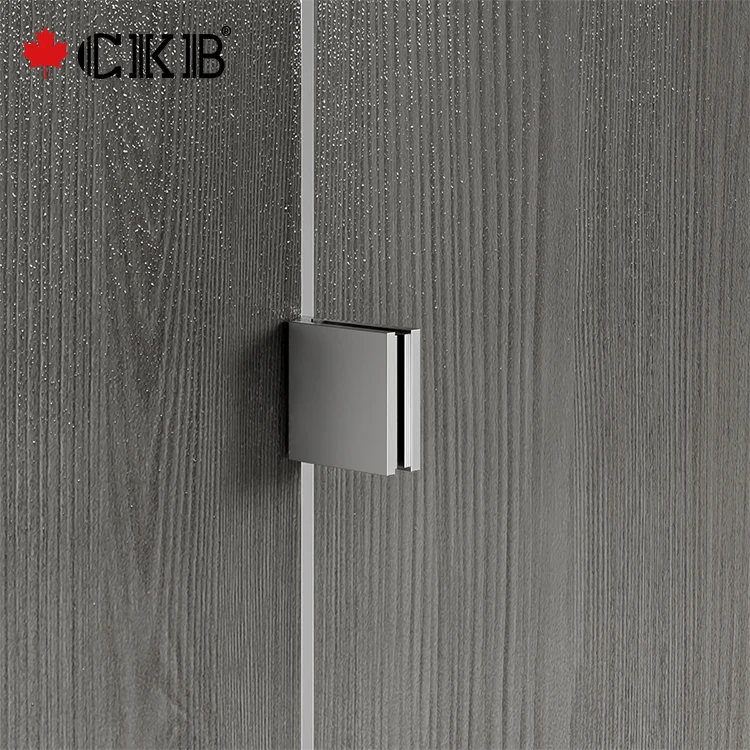 CKB OEM ODM Bathroom Chrome Clear Tempered Glass Shower Door Frameless Panel Stand Up Shower