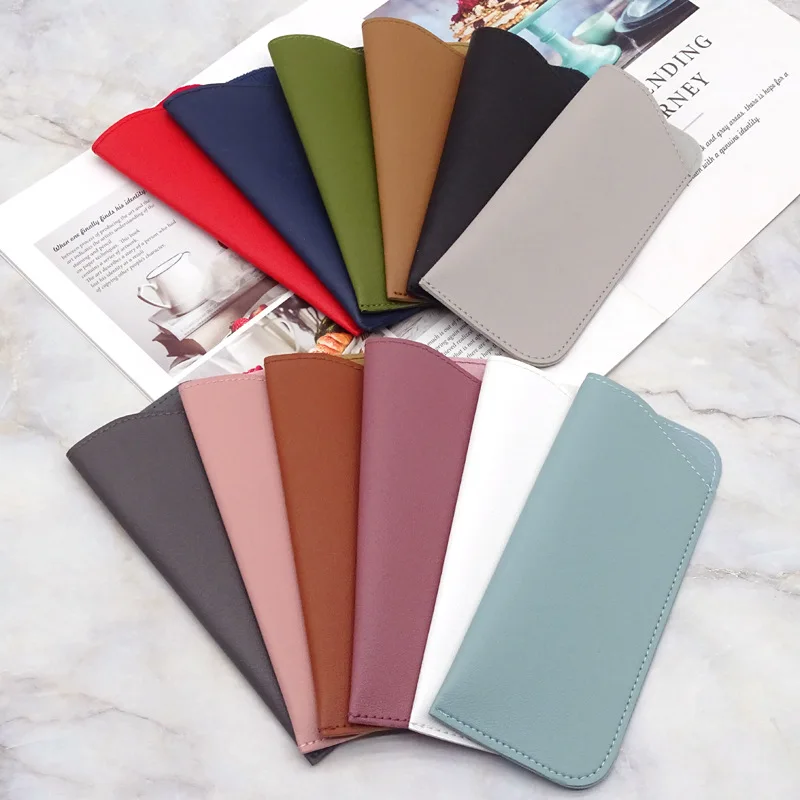 Eyeglass Soft Pu Leather Pouch/sunglasses Bag Sun Glasses Case soft pu pouch
