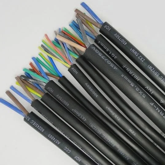 H03RN-F Flexible 3x1.5mm2 eu vde rubber power h05rn f cable h07rnf 2*2.5 price per meter