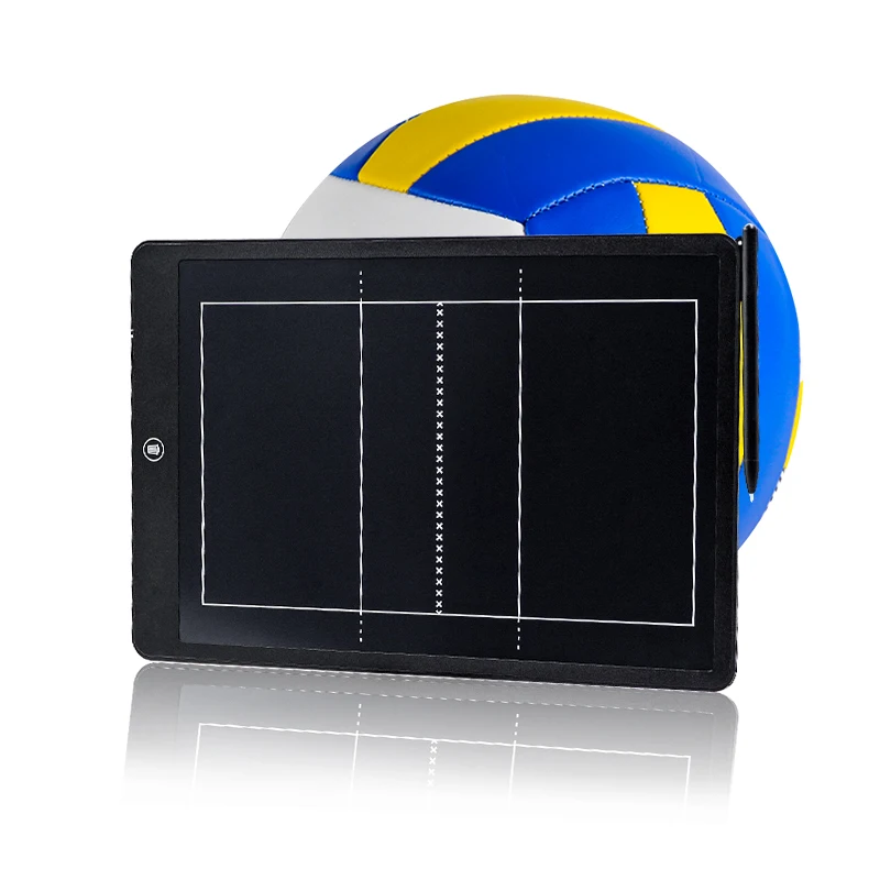 16-Inch Tactical Digital LCD Writing Pads Coach Board Soccer Basketball Handball Volleyball Magic Drawing Board-ABS Memo Pad