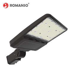 Romanso Led Area Sparking Lot Light Is 100W 140LM/W 5Years Warranty LED Shoebox Light