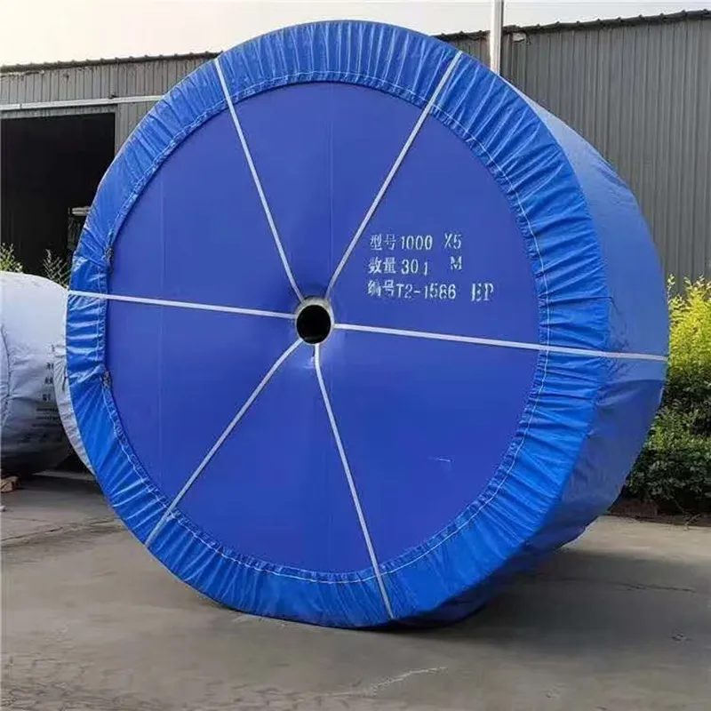 Rubber flat conveyor belt gravel cement plant stone coal mine