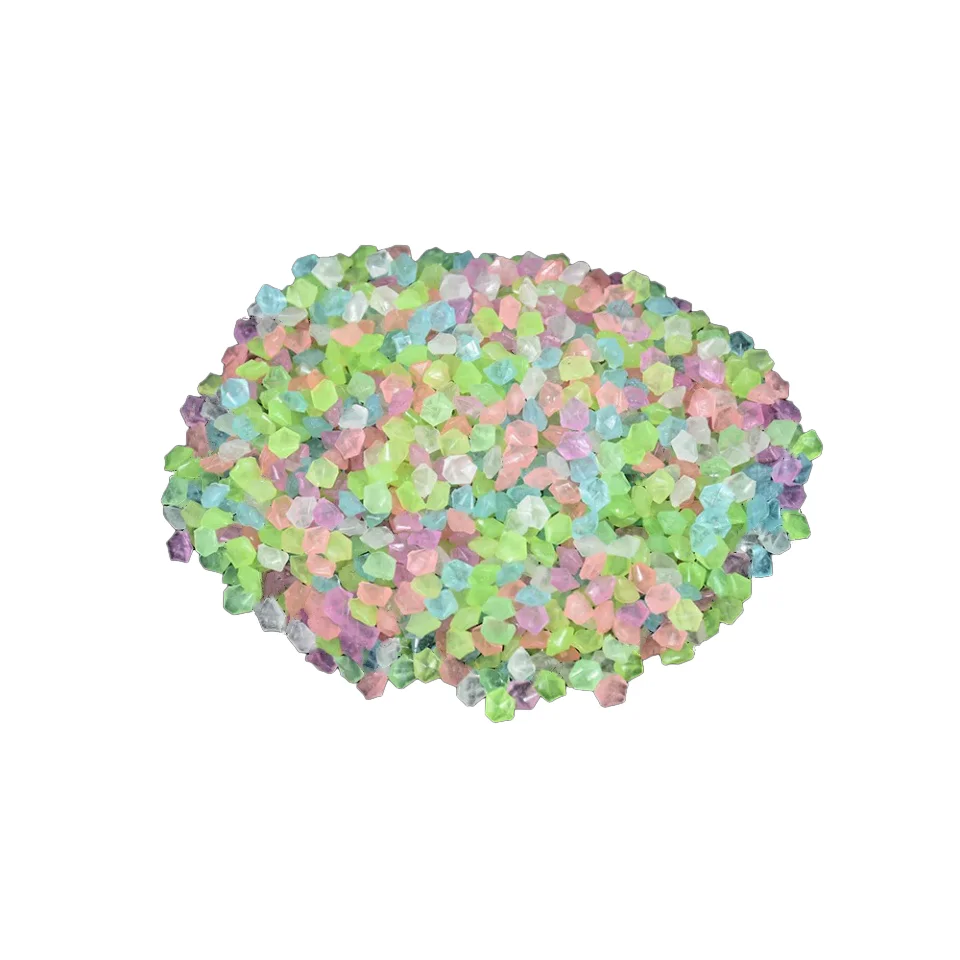 Luminous Sand Glow In Dark Pebbles Stone Home Garden Outdoor Path Lawn Decoration Fish Tank Aquarium Decor 3-5mm