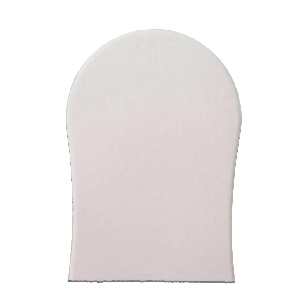 Free Sample short plush self Tanning Applicator Mitt Glove for Sunless Tan Lotions Mousses Sprays Streak Free