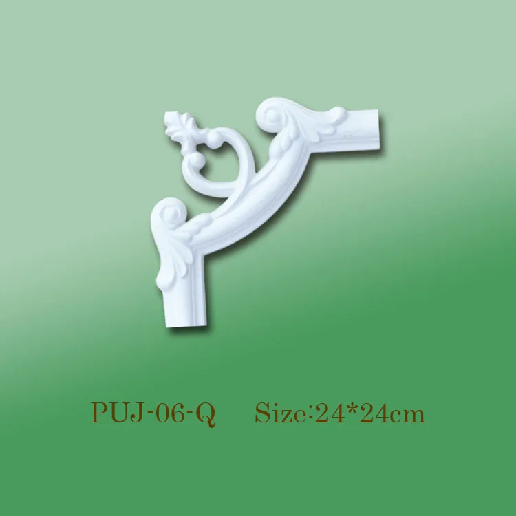 Banruo Factory Price PU Foam Hollowed Corner Veneer Ornaments and Ceiling Frame Moldings For Interior Decoration