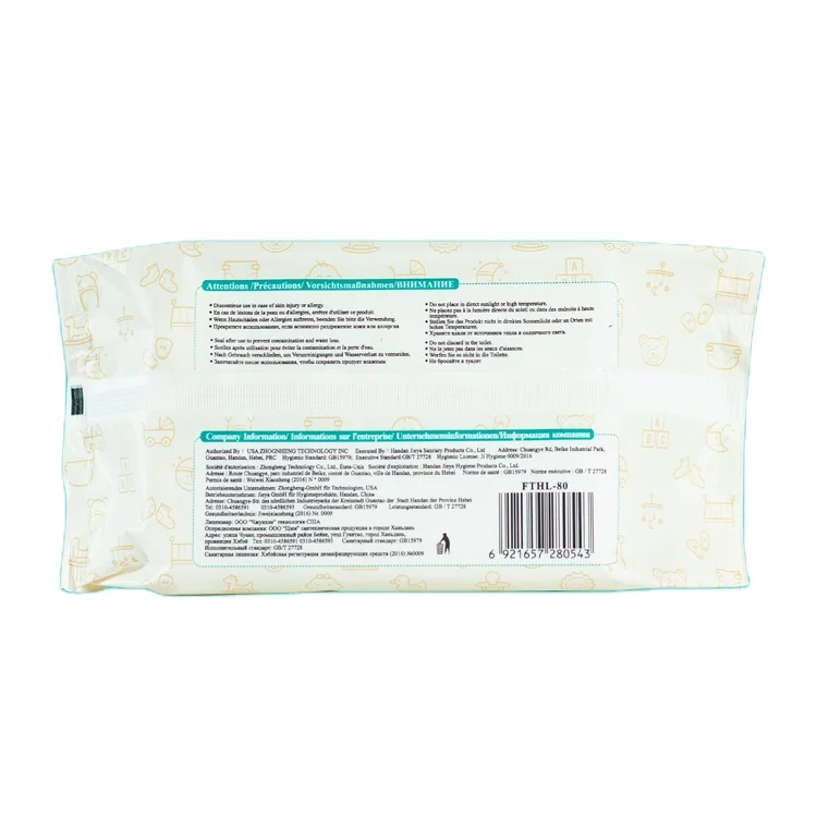 
100pcs hot sale baby wet wipes water wet wipes babies 99.9 pure 