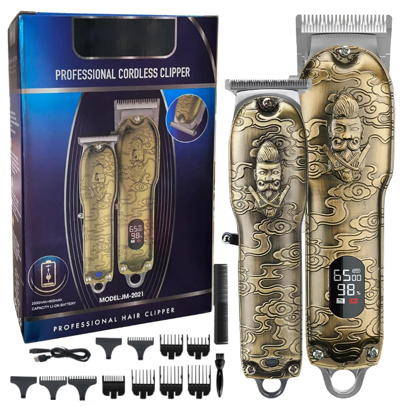 
waterproof hair clipper professional Rechargeable Cordless for men Barber Clipper 