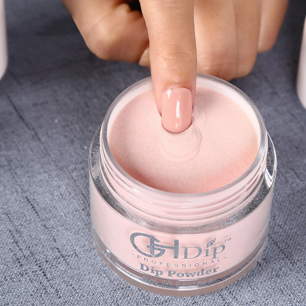 Custom Private Label 3 in 1 Acrylic Dipping Powder 2000 Nude color Fast Drying Dip Powder Nails System