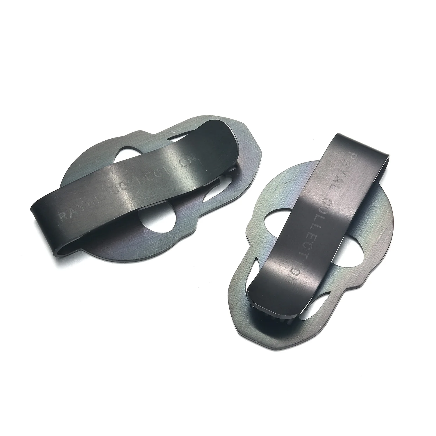 Wholesale gift items skull money clip luxury heavy sceptre design diamond clip metal gel pen gift set