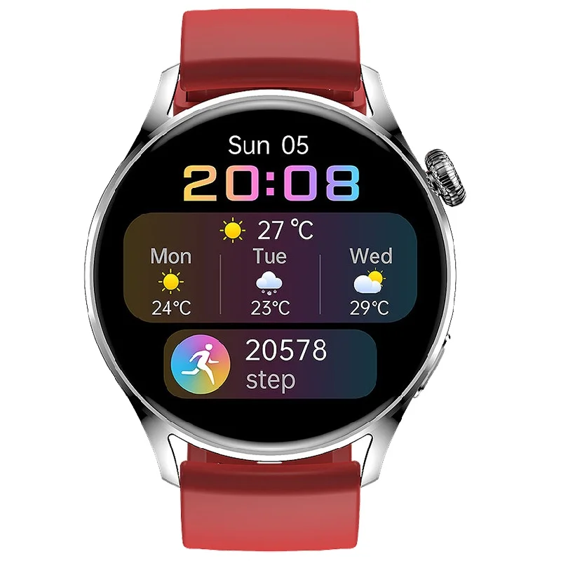 North edge Q3 heart rate sleep blood oxygen monitoring, blood pressure measurement information push call Watch