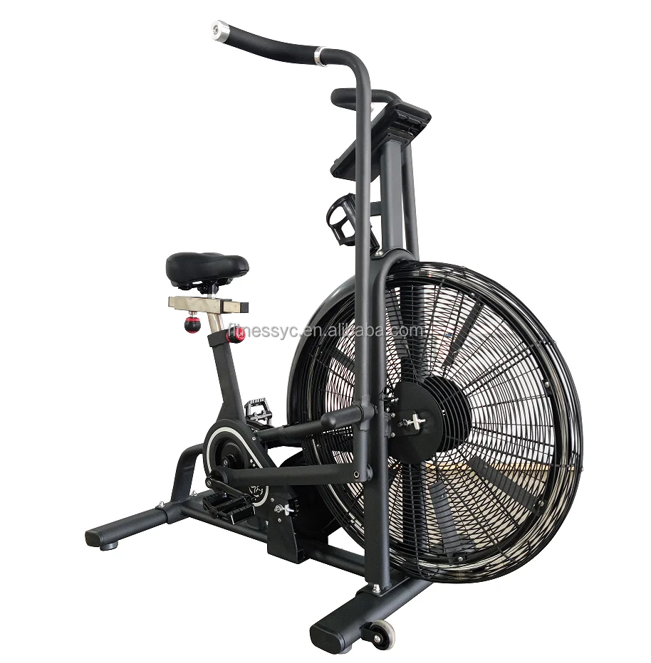 Commercial Fitness Equipment Cardio Exercise Wind Bike Fan Bike Resistance Training Air Bike For Gym YC-4006A