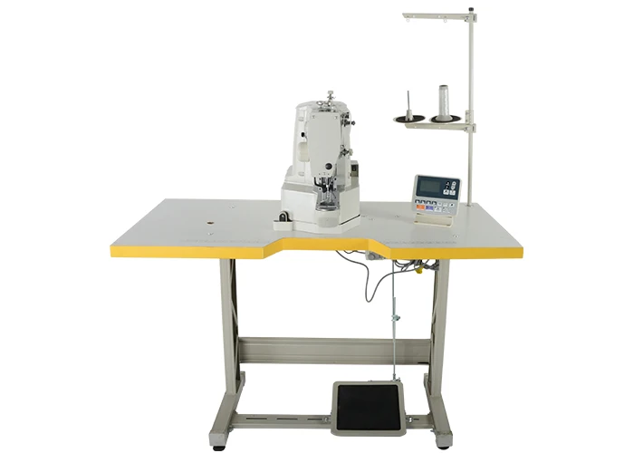 430D Computer Controlled High Speed Bartacking Industrial Sewing Machine With Table and Servo Motor