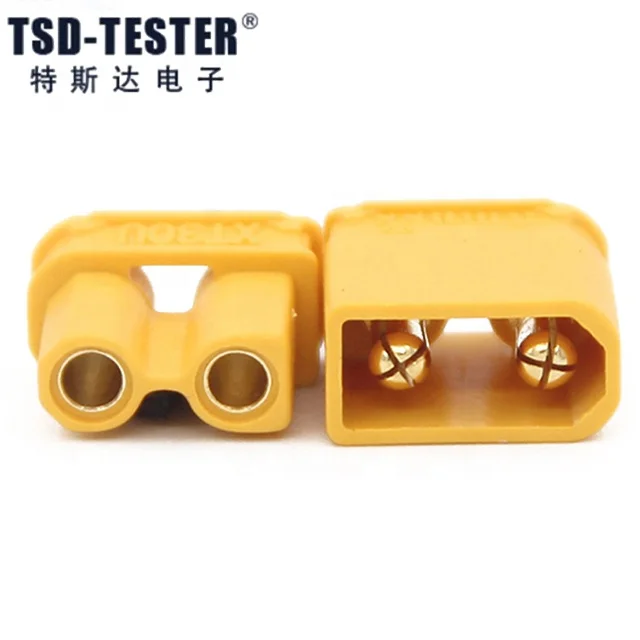 
High quality plug Motor connector XT30UPB charging connect plug for uav, XT30U connectors for drone. 