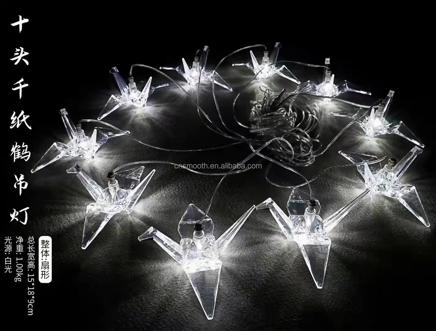 Wedding Supplies Ceiling Decoration Light Clear Acrylic Bird Transparent Flying Bird