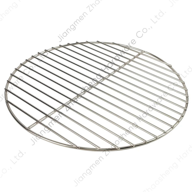 Custom Outdoor Camping Barbecue Rack Wire BBQ Grid Stainless Steel Round Cooking Grill Grate