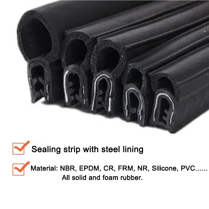 Rubber EPDM Foam Sponge Sealing Strip for Car Door Window