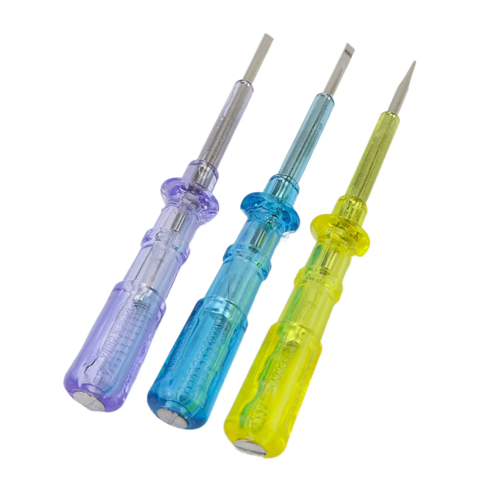 Wholesale made china three-color high-quality plastic material electrician intelligent voltage tester pen