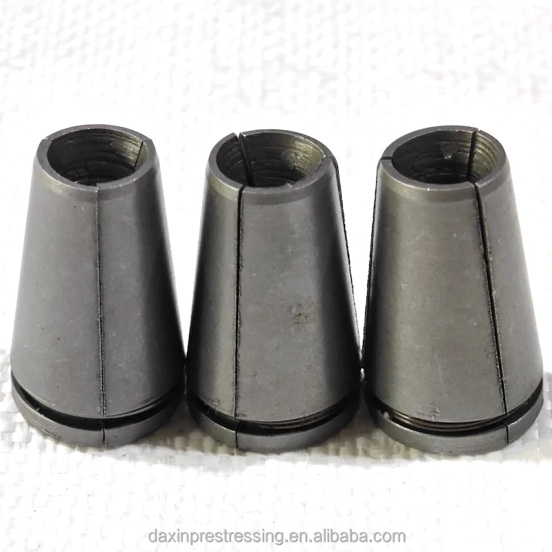 3-piece Anchor Wedge for Railway Construction Material Prestressed Banana Anchorage