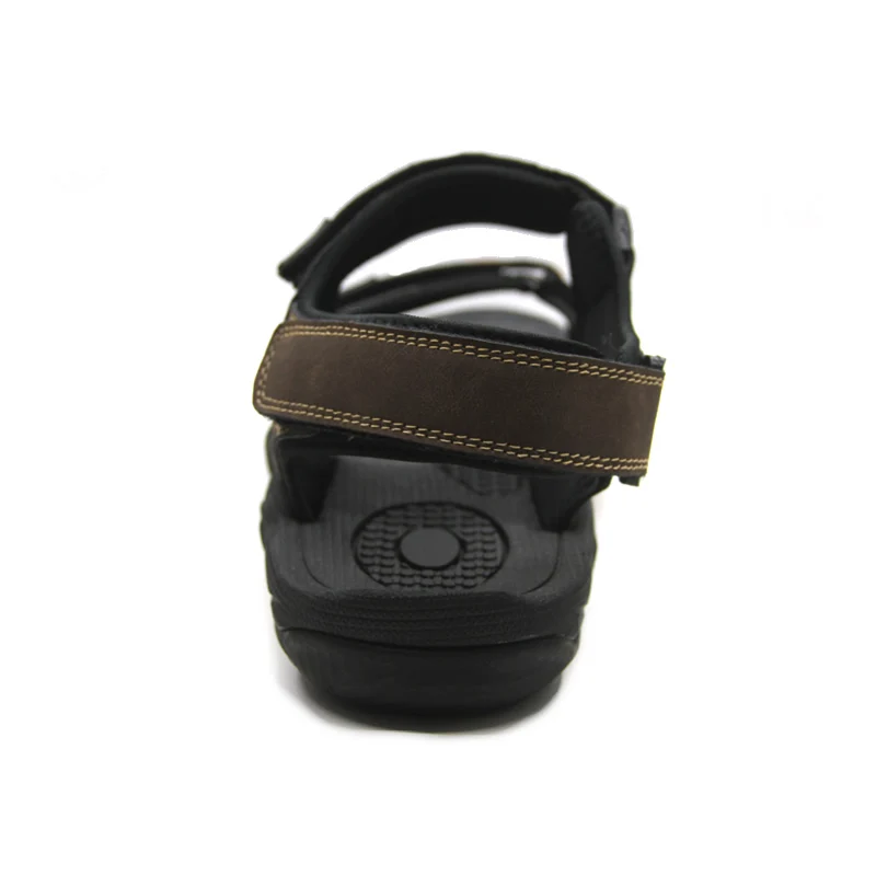 2024 Trendy Customized Outdoor Summer Beach Slides Shoes PU Leather Men Sport Sandals Chappals