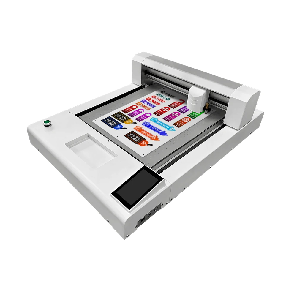 Precision high quality large flatbed chinese cnc plasma cutter sticker cutting machine mini flatbed cutter