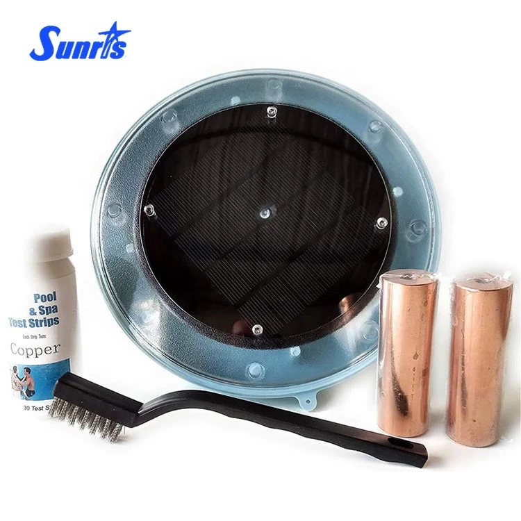 High Quality Swimming Pool Purification Floating Solar Ionizer Swimming Pool Cleaner Solar pool ionizer