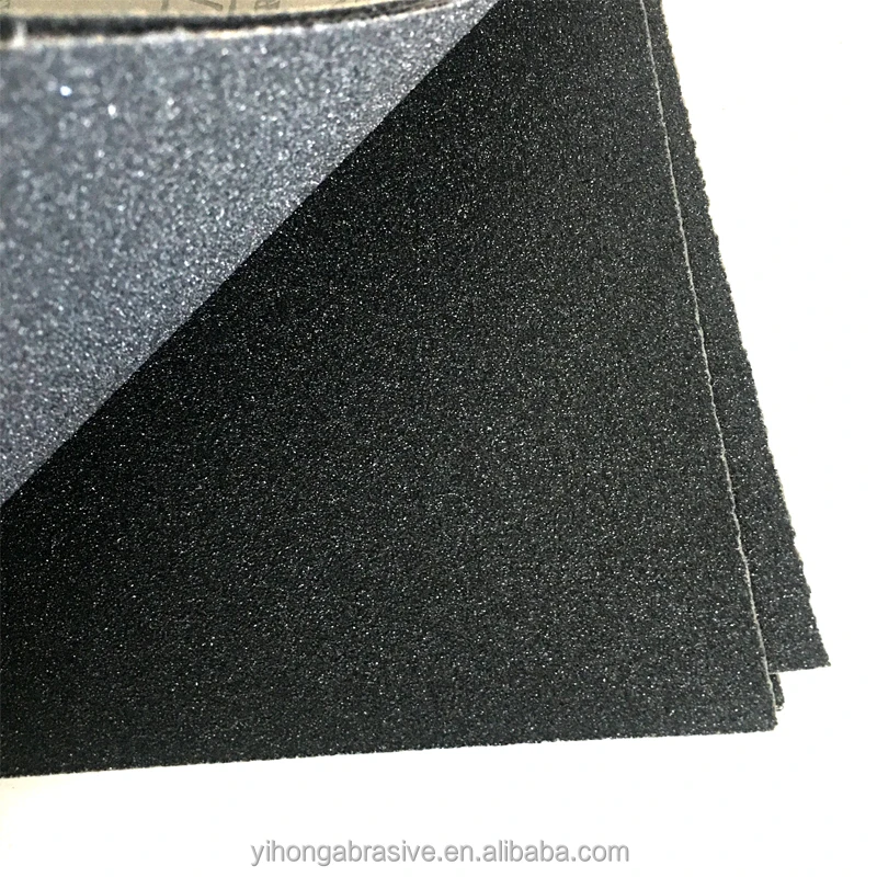 Factory price 230*280mm sandpaper 120# silicon carbide waterproof abrasive sanding paper for wood