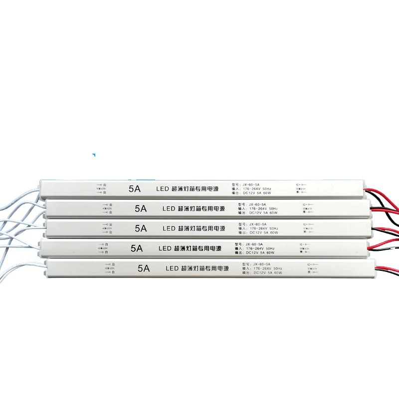 LED Screen Slim smps 24 volt 3A 72 watts AC180V-260V Slender thin Power Supply for Lighting Box