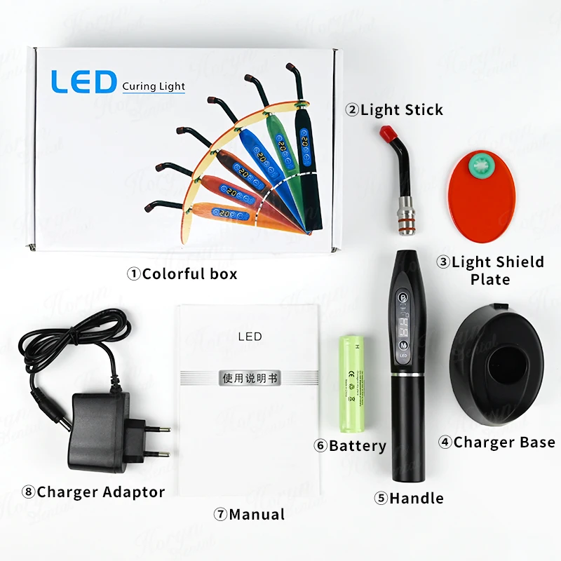 Rainbow Dental  UV Led  Wireless Curing Light Lamp