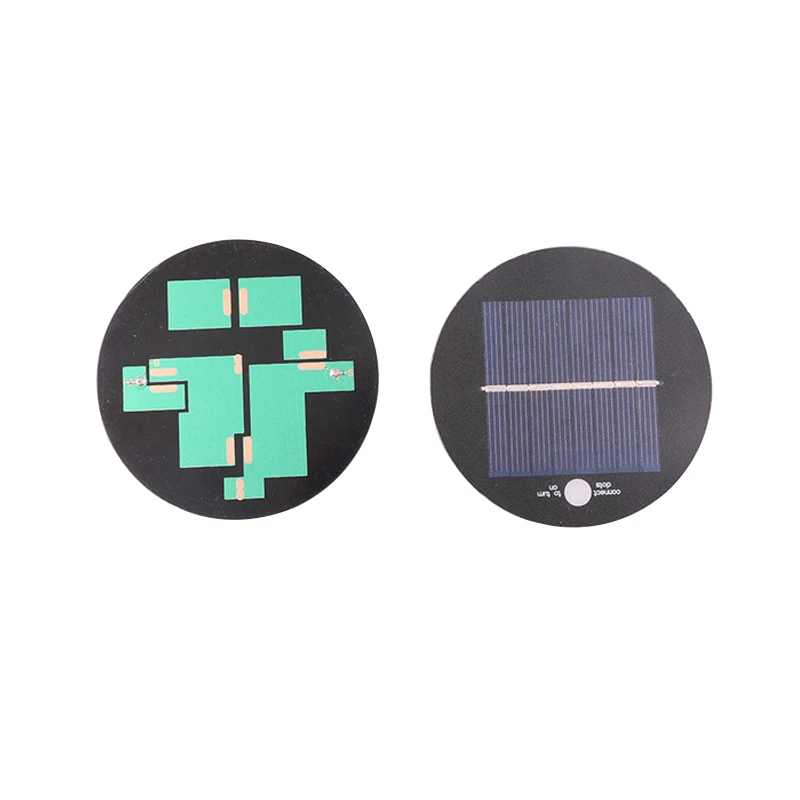 Epoxy Resin 0.4W 84.5mm Round Mini Solar Panel 4V for Small Solar Lights