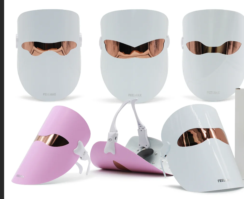 
2021 Hot Selling Home Use Rechargeable 3 Color Led Light Facial FaceMask for Skin Care 