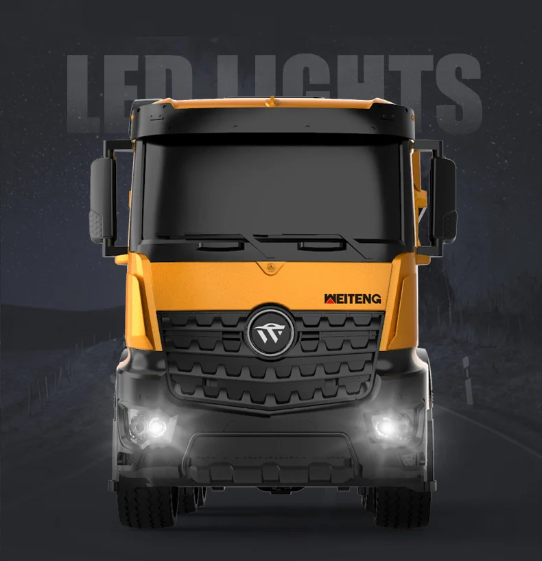 633A  2.4G remote-controlled dump truck remote-controlled transport vehicle hot selling simulation engineering car