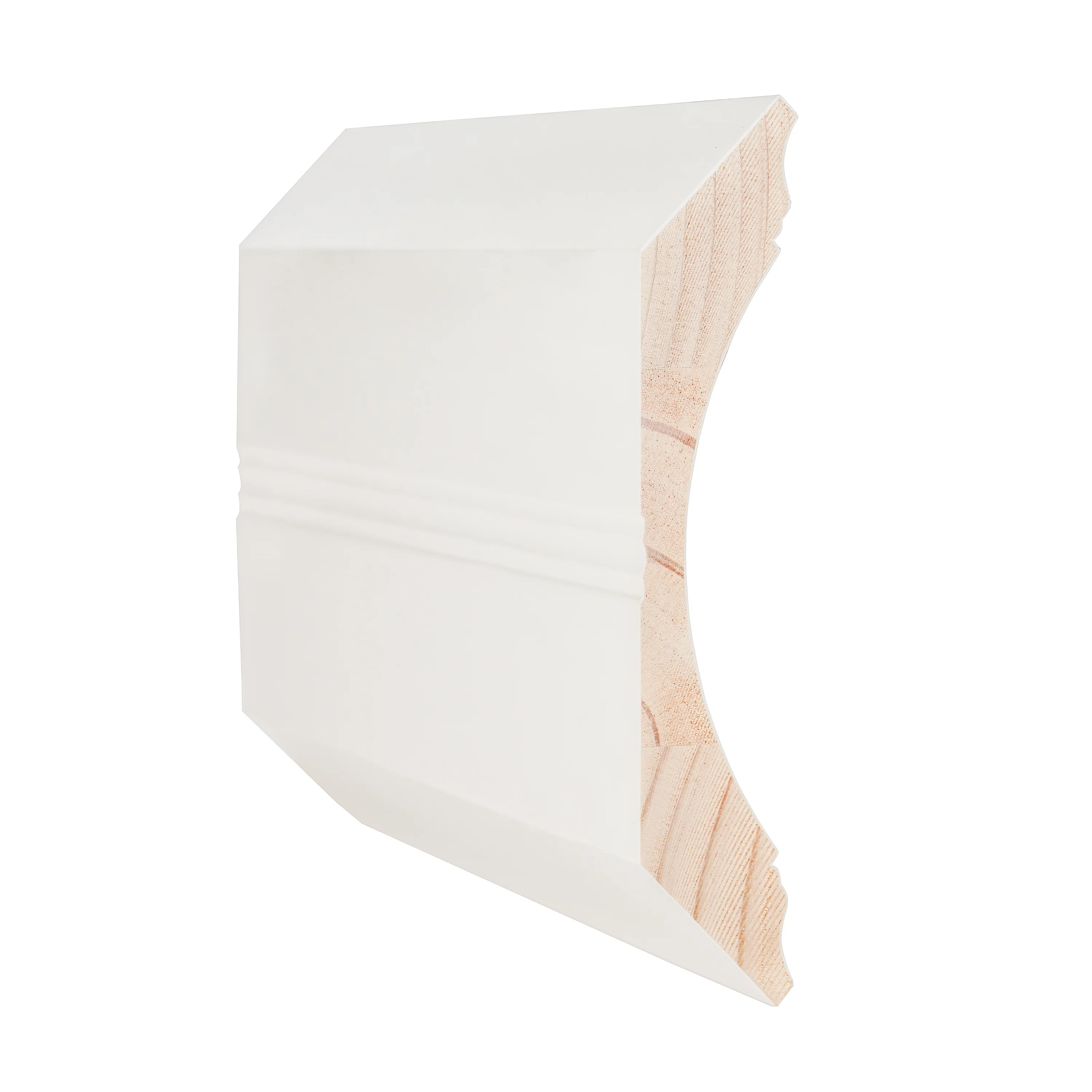 Modern White Pine Crown Wooden Moulding Primed MDF and PVC Baseboard Skirting Board for Indoor Door Jamb Trim