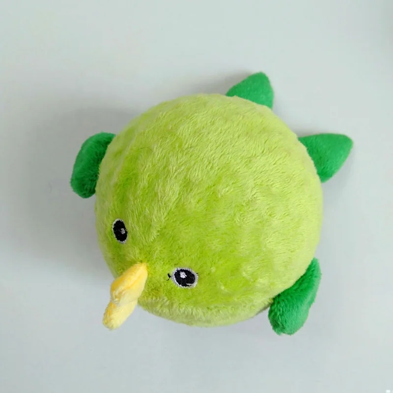 Hot Sale Durable Lovely Fish Squeaky Plush Dog Chew Ball Toys Wtih Super Squeak Bouncing Ball Inside