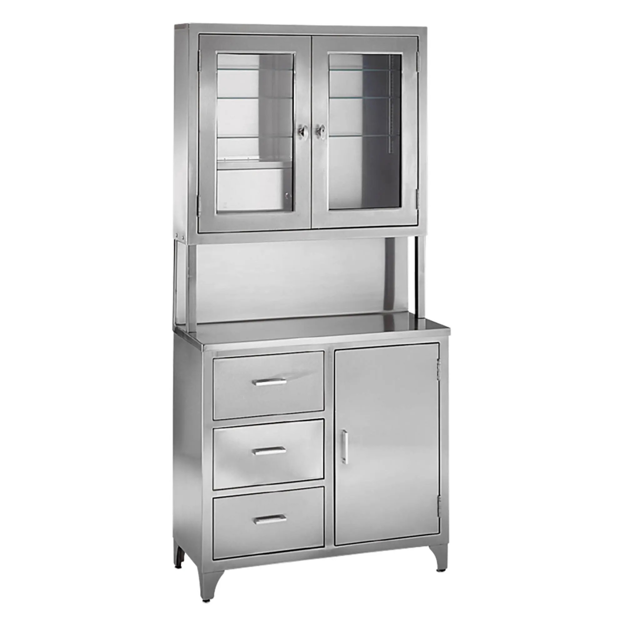 YL021 Hospital Furniture Guangdong Factory for Sale Medical Stainless Steel Furniture Storage Cabinet