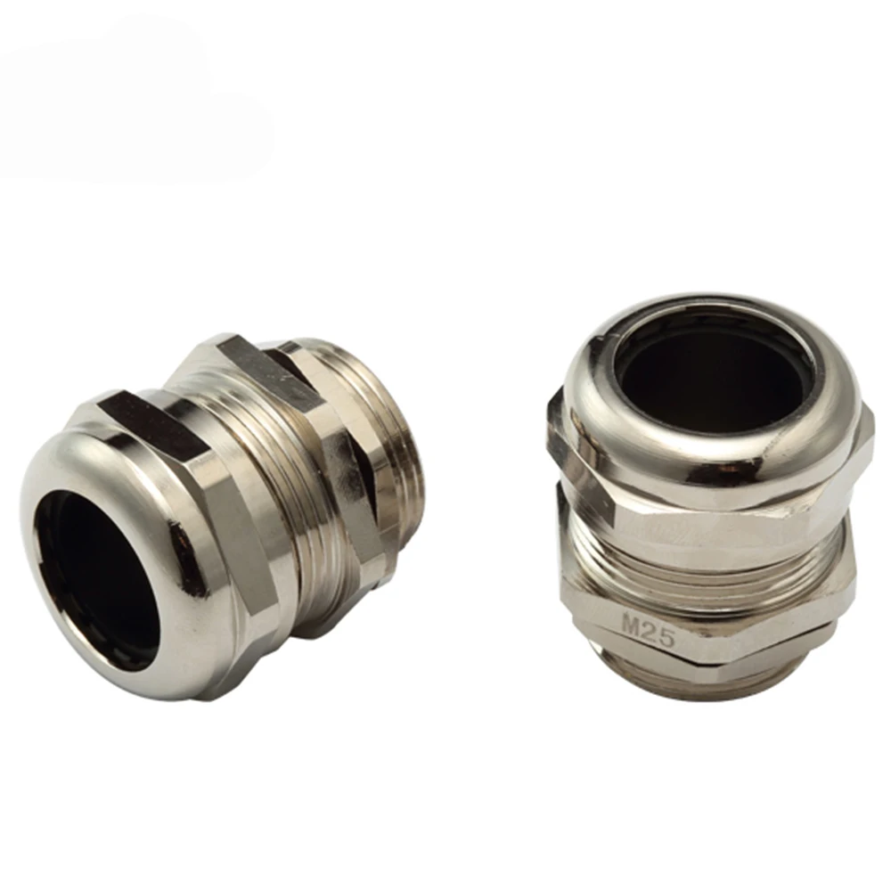 IP68 PG7 PG11 PG21 PG29 PG36 PG42 PG48 Nickel Plated Brass PG Thread Metal Waterproof Cable Gland