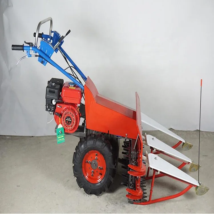 Farm use Mini Rice Wheat Crop Grain combine reaper harvester Machine