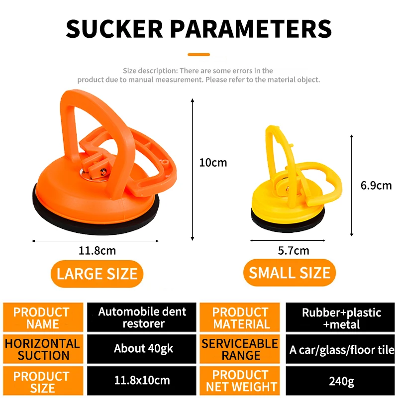 Auto Dent Puller Machine Car Body Repair Moving Suction Cup Repair Tool Car Dent Puller