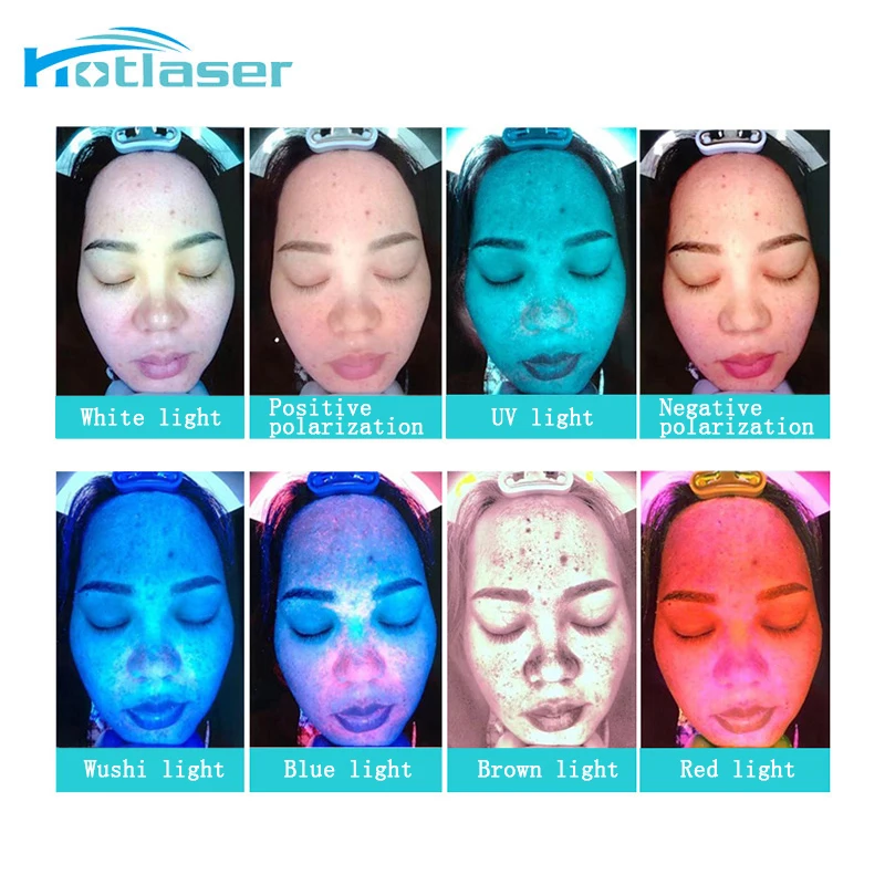 2024 Scalp Facial Skin Analyzer Diagnosis Face Analyser Machine Hair Follicle Oil