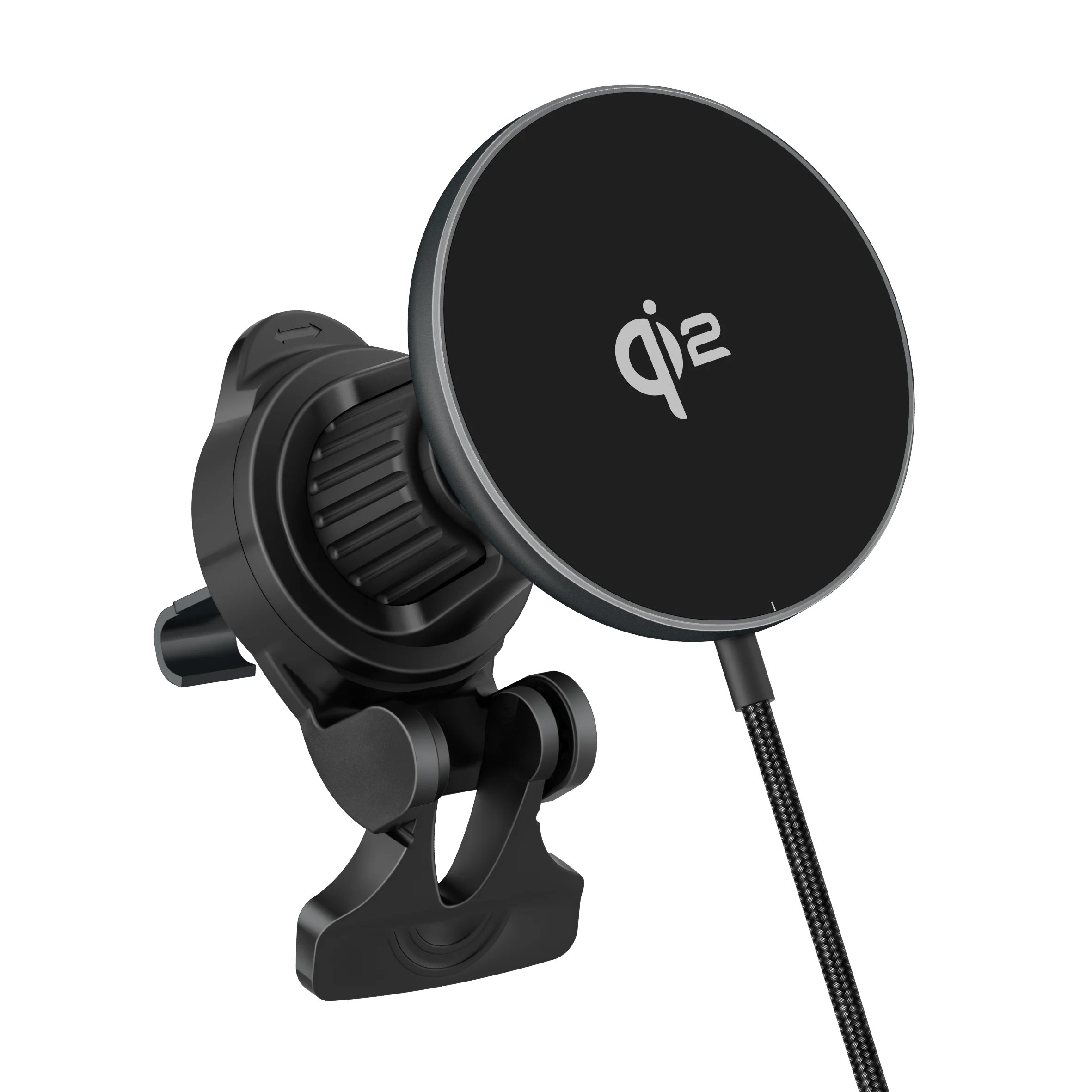 2024 Business Promotional Gift 15W QI Magnetic Wireless Car Charger Air Vent Car Holder Fast Charging Wireless Charger