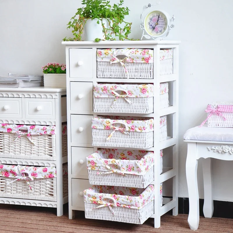 Mini storage cabinet bedroom simple decoration white cabinet small apartment