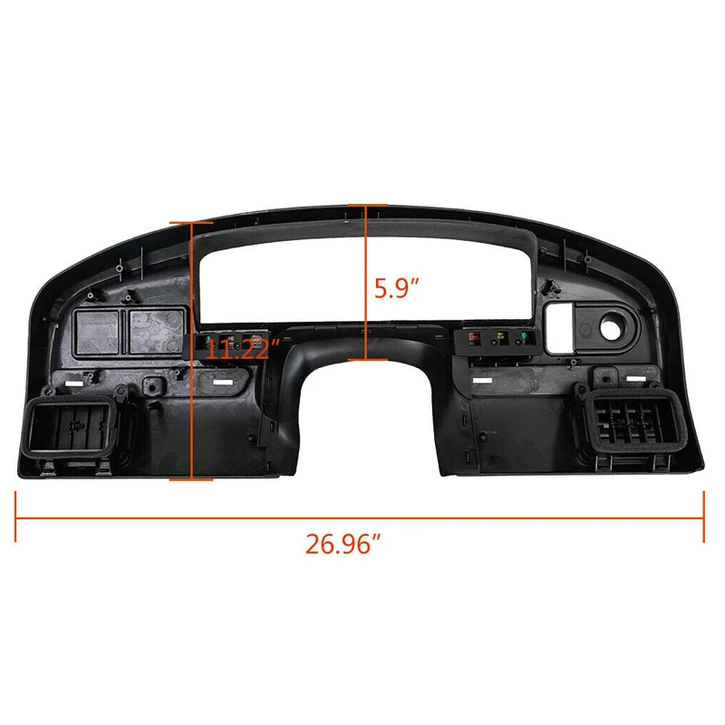 F4TZ15044D70A Auto Black Dashboard Bezel for Ford F150 F250 F350 Super Duty 1994 1995 1996 1997